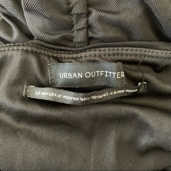 UO Black Ruched Mesh Bodycon Mini Dress Urban sz S - Picture 11 of 12